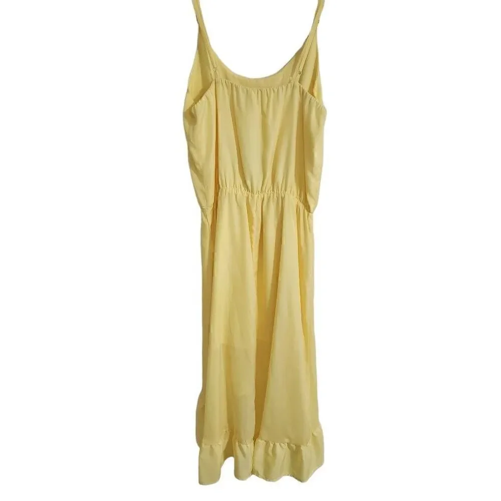 Gianni Bini Ruffled High Low Dress Size M NWT A10